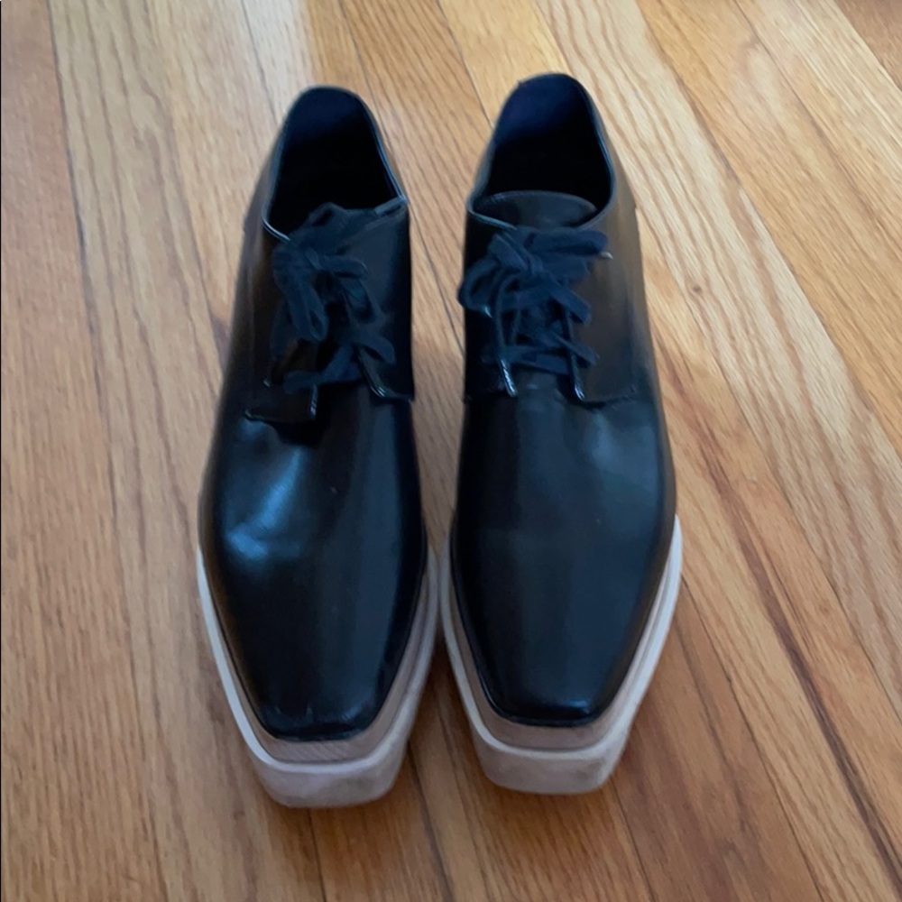 Stella McCartney Black Platform Shoes